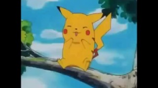 Pikachu in a tree actin like a real piece of work god damn mother fucker
