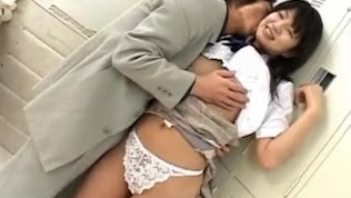 Rin has cunt rubbed in white panty and fucked by sucked stiffy – More at hotajp.com