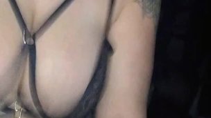 Selena Hall in sexy lingerie riding my cock