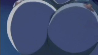 Sexy anime managee fucked at work