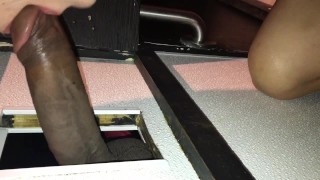 She is a true gloryhole BBC slut