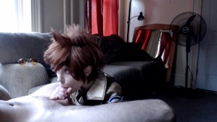 TRACER HERE !! Eager Cock Edged into Oral Creampie Bliss!