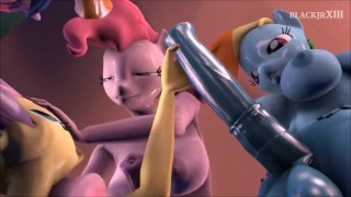 Twilight’s Pony Slumber Party Palooza Part One (Loop with multiple angles)