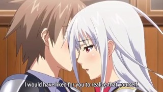 white hair hentai wife fucked in all kinds of ways