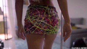 Begs to cum in her mouth after being pounded with Freutoy inside!