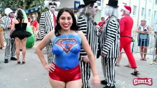 big boobs flashing fantasy fest whores 2019