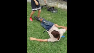 Colombiano viene cavalcato da un rumeno