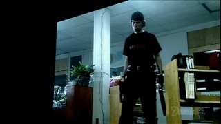 Columbine high school gets destroyed by two guys at the same time