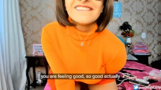 COSPLAY BABE VELMA SCOOBY DOO JOI, JERK OFF INSTRUCTION PUNHETA GUIADA BBC