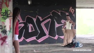 Curious Teen Learns How to Ride a Cock