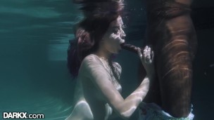 DarkX – Haley Reed Deepthroats Underwater Before Pounded In Shower