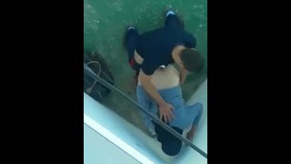 Hard fuck in public
