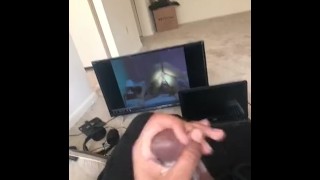 Jacking off to shemale pt 2