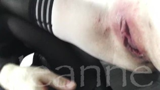 Jeanne, une soumise française à défoncer par tous les trous…