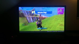 Little hoe gets cumshooted in fortnite (Loud orgasm)