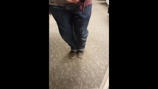 Male Public Pants Wetting in Sears.