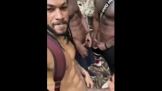 Orgía con negros dotados