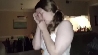 PAWG Teen GF Enjoyed Friends Cock