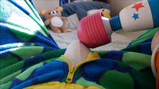 Precious boy Cums in Dino Jammies & Undies ♡