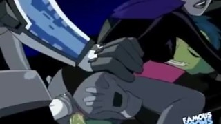 Raven Doubled teamed