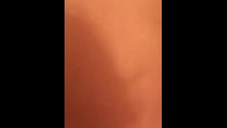 Shemale fucks guy and cum on his ass