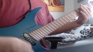 Showing my right hand stamina while playing symphogear xv opening