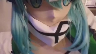 Sinon kigurumi orgasm
