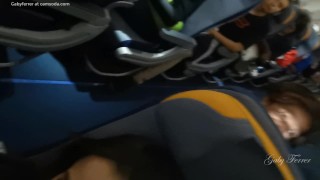 So I’m in a 11hr flight, what do I do?Touch myself with strangers around☺