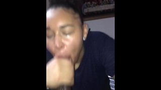 THE LAST SUPPER!!..GF DEEPTHROATS..MOM ALMOST CATCHES ME AS SHE SWALLOWS