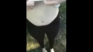 UK Amateur Blonde Ella Flashing