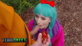 Warm Creampie For Cute Cosplay Teen