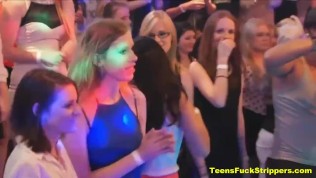 Wives & GF Hungry For Cock Become Whores At CFNM Hen Party