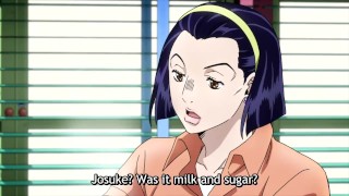 Young Japanese Fists His Mother While Talking In The Phone