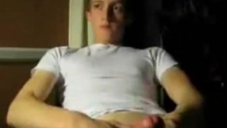 18 y.o. teen watching porn and stroking hard