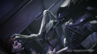 A friendly Xenomorph (Scene 086)