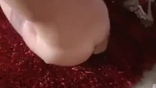 Caught stroking with mom’s panties