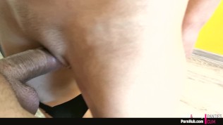 CUMMING IN TEEN PANTIES AND PULL THEM UP IN HER MOTHER BEDROOM AMATEUR POV
