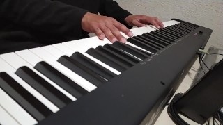 [Day 74 Piano Practice] MINECRAFT Theme “Wet Hands”