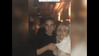 Flashing at a photo booth