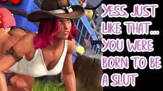 Fortnite Calamity femdom ass fingering JOI