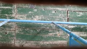 Girls write in street toilet 12