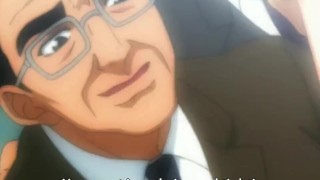 Hentai Student get Gangbang in the train