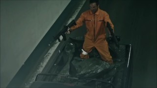 Hot British Man Sneaks Up on Unsuspecting Sluts and Blows his Load all over