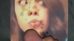 Hot Latina Gets Another Facial Cum Tribute