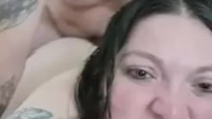 Hubby DPing wifey and loving it.