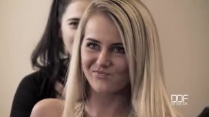 Judgement Day – Sexy Lawyer Negotiates Double Penetration