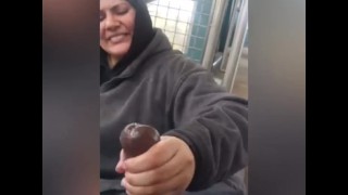LATINA SURPRISED BY BBC BUSING A FAT NUT