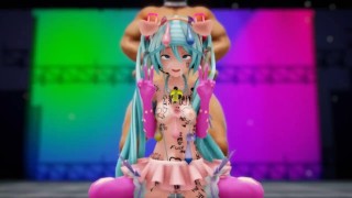 [MMD] R-18 Encantada danza de cadera con Tsukumi Miku