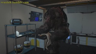 Monster fucking Samus Aran hardcore 3D Porn Movie