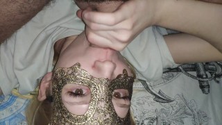 My teen girlfriend suck bals and deepthroat big dick. Gonzo. 60fps. 1080.